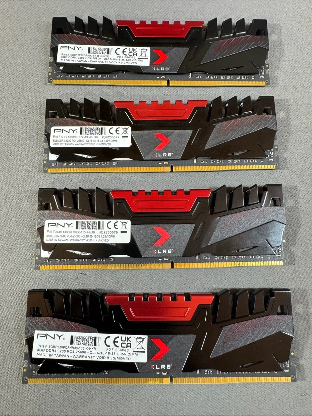 Black & Red Desktop DDR4 Memory Kit - High-Performance RAM